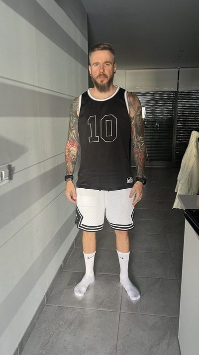 Phone photo of Alex But, full length